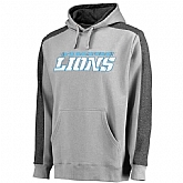 Men's Detroit Lions NFL Pro Line Westview Pullover Hoodie Gray,baseball caps,new era cap wholesale,wholesale hats
